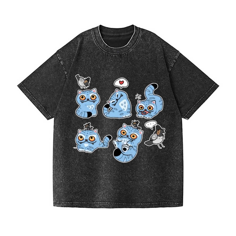 KPop Demon Hunters Vintage Wash Japanese Design T-Shirt