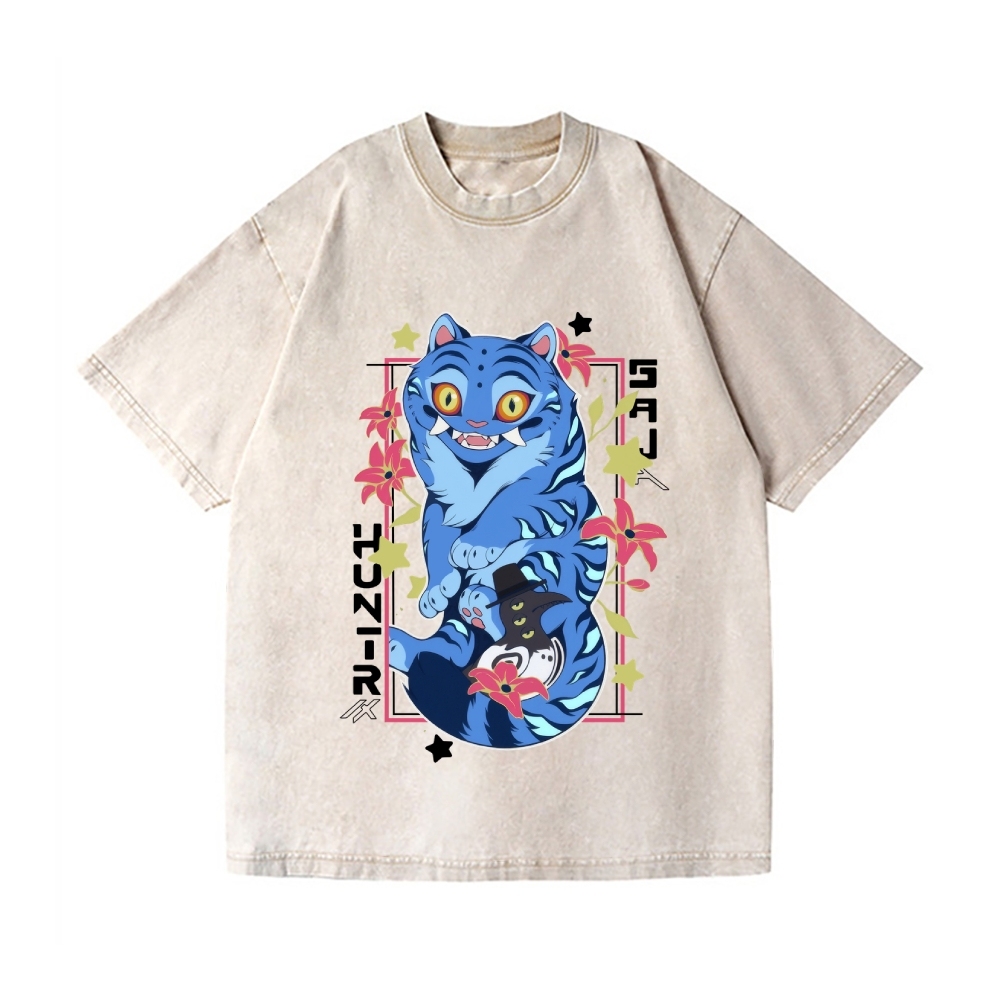 KPop Demon Hunters Vintage Wash Japanese Design T-Shirt