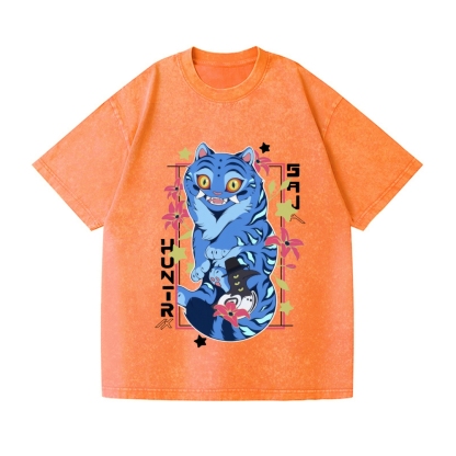 KPop Demon Hunters Vintage Wash Japanese Design T-Shirt