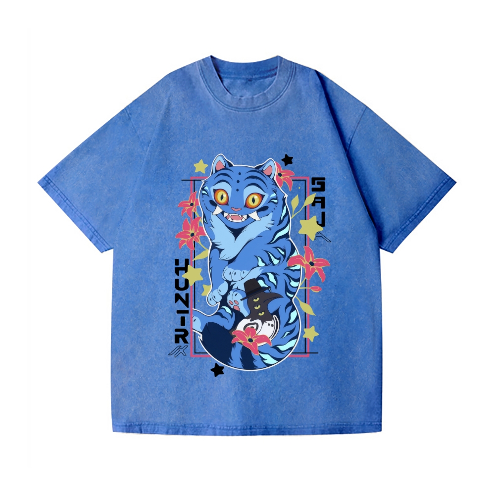 KPop Demon Hunters Vintage Wash Japanese Design T-Shirt