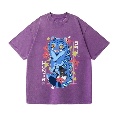 KPop Demon Hunters Vintage Wash Japanese Design T-Shirt