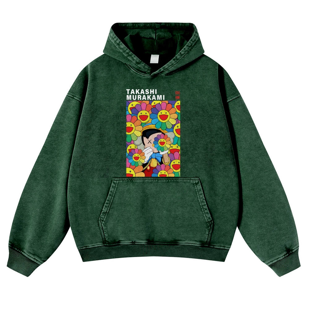 TM Pinocchio Vintage Washed Thick Cotton Hoodie