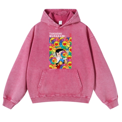 TM Pinocchio Vintage Washed Thick Cotton Hoodie