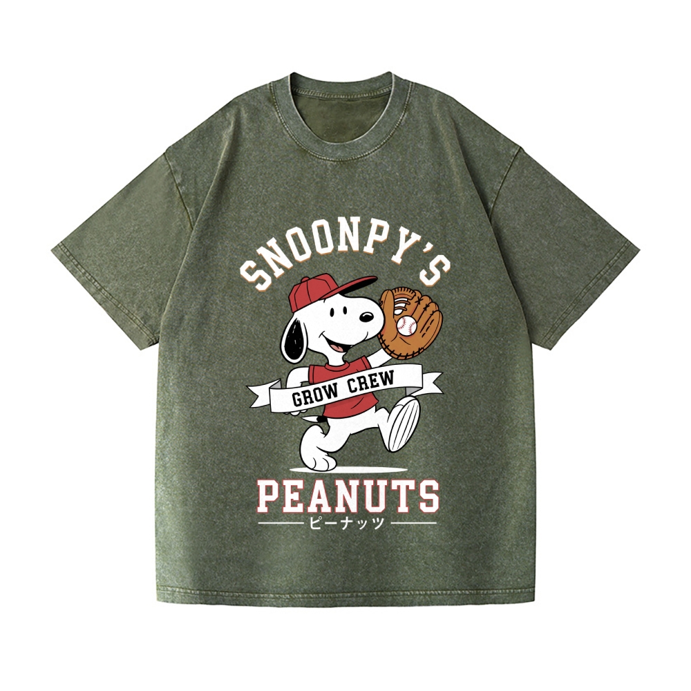 Snoopy Vintage Wash Japanese Design T-Shirt