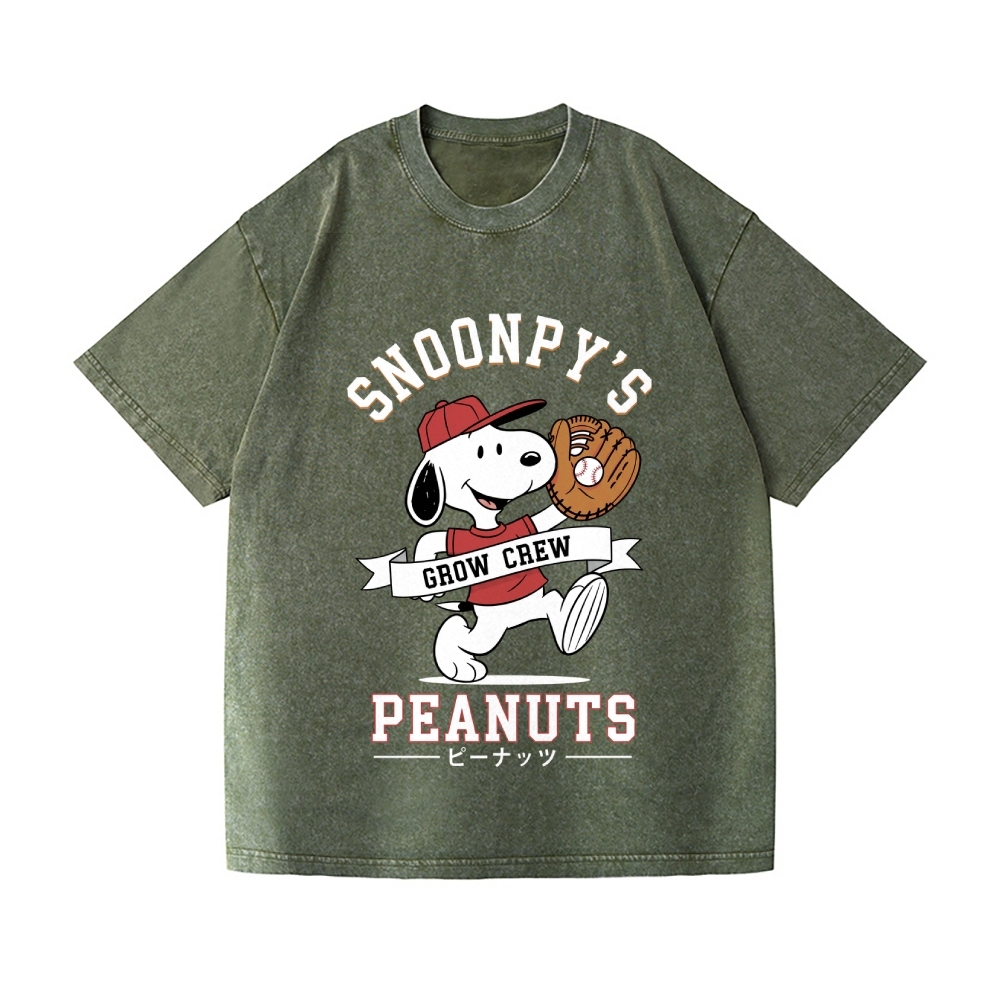 Snoopy Vintage Wash Japanese Design T-Shirt