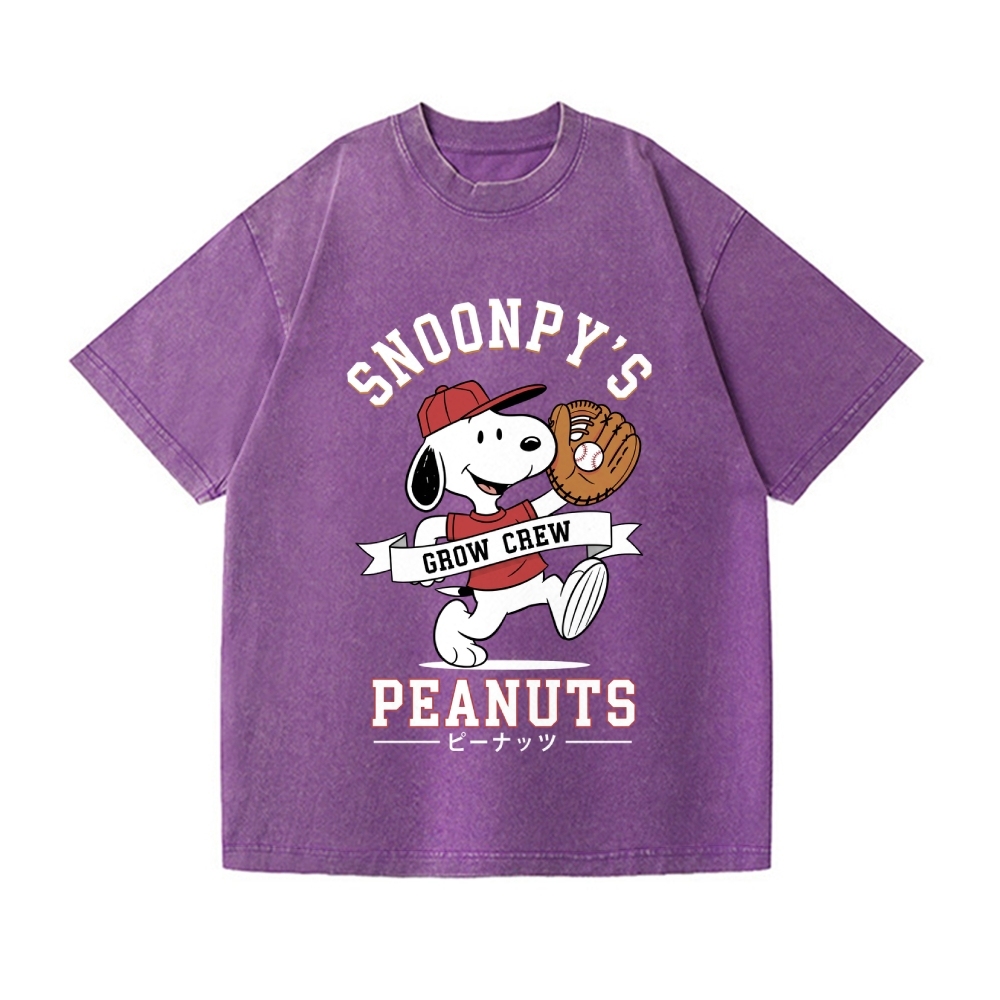 Snoopy Vintage Wash Japanese Design T-Shirt
