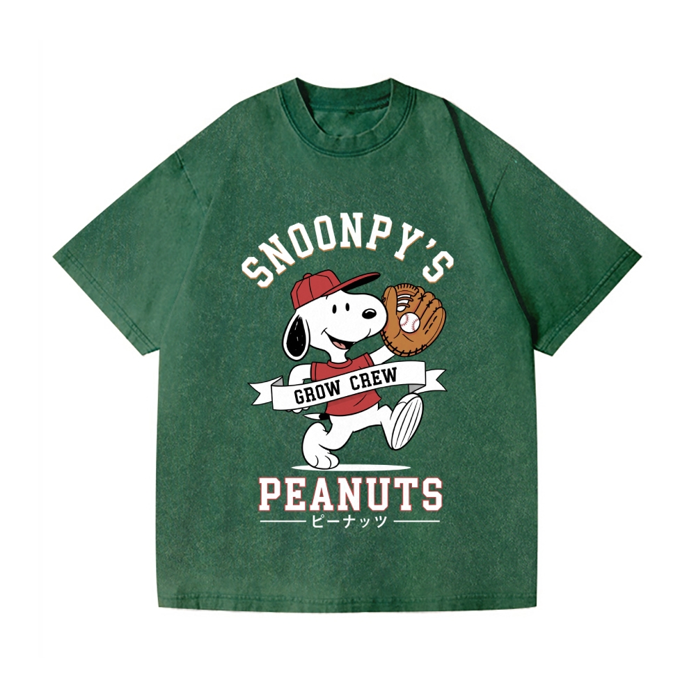 Snoopy Vintage Wash Japanese Design T-Shirt