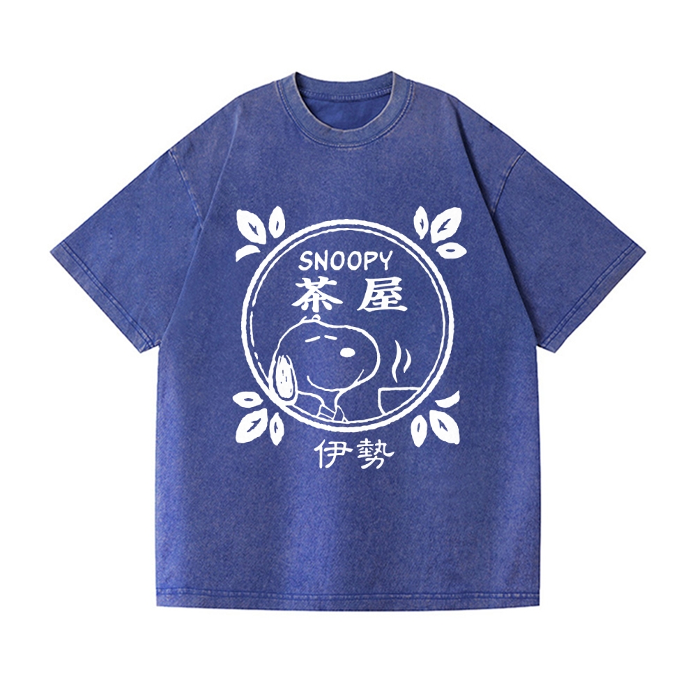 Snoopy Vintage Wash Japanese Design T-Shirt