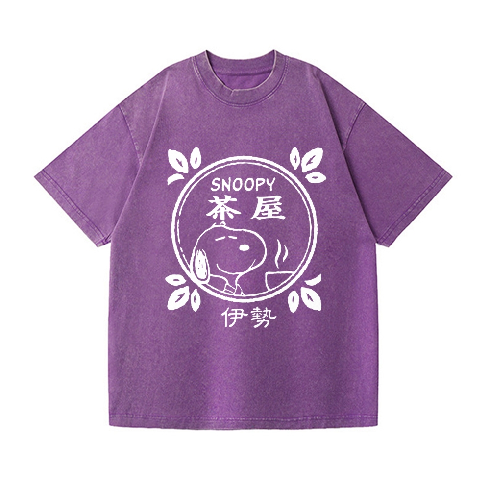 Snoopy Vintage Wash Japanese Design T-Shirt