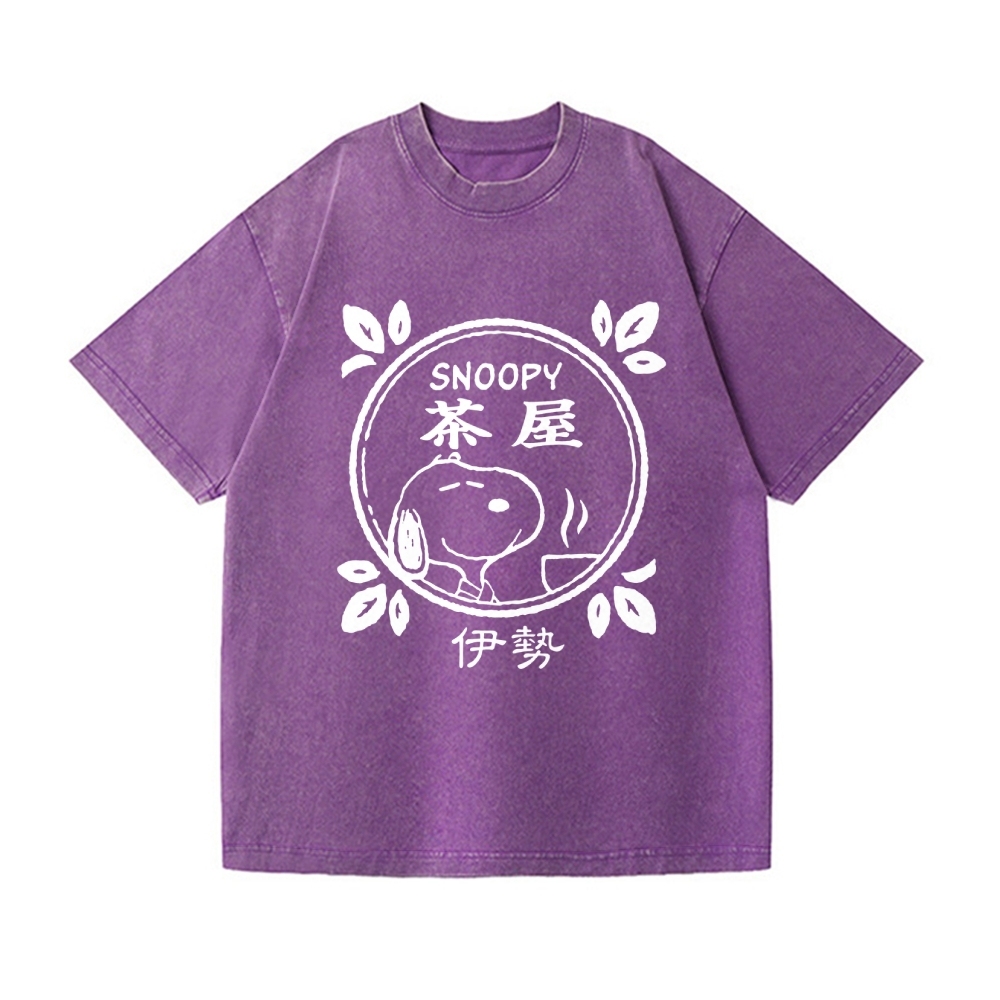 Snoopy Vintage Wash Japanese Design T-Shirt