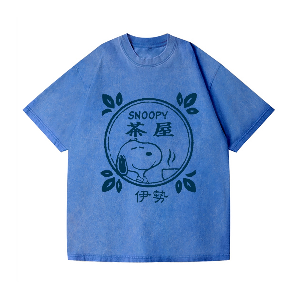 Snoopy Vintage Wash Japanese Design T-Shirt