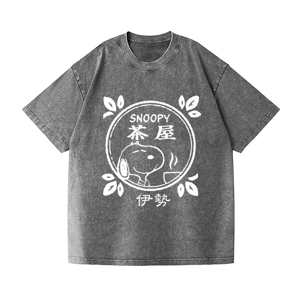 Snoopy Vintage Wash Japanese Design T-Shirt