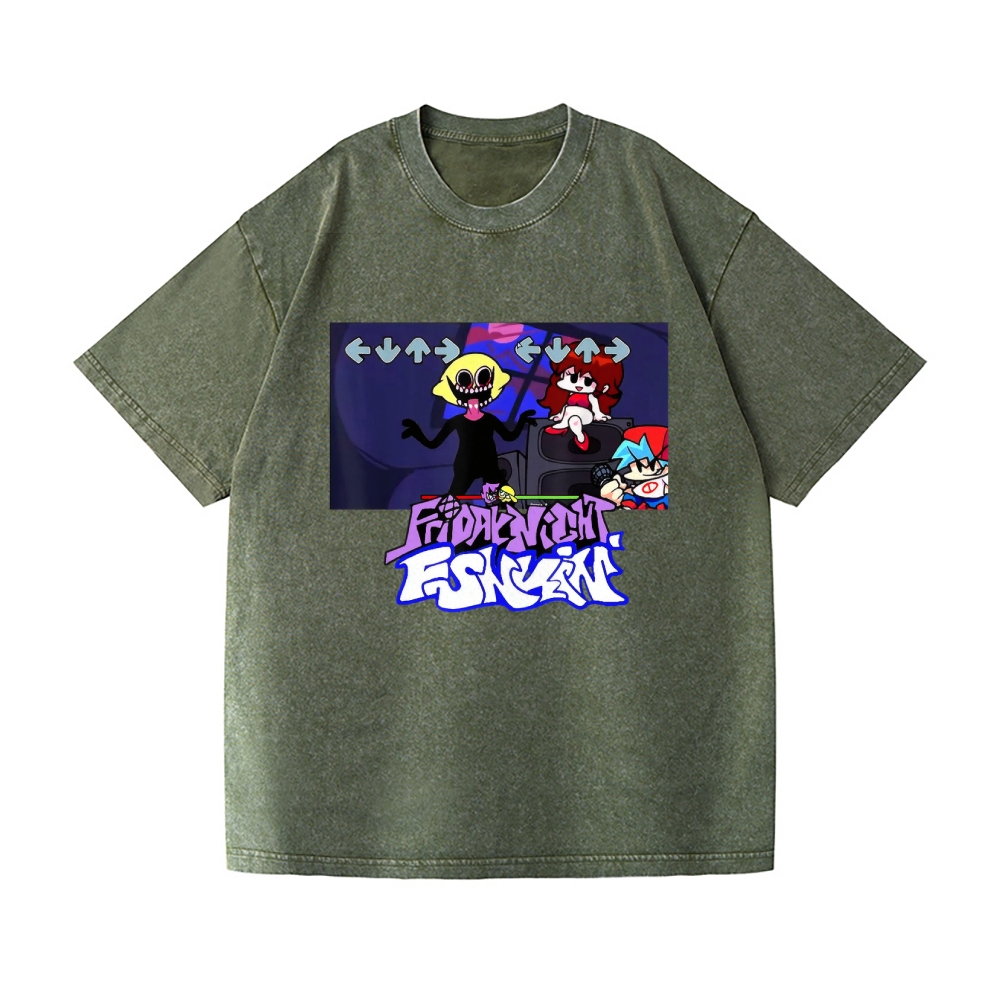 Friday Night Funkin Vintage Wash Japanese Design T-Shirt