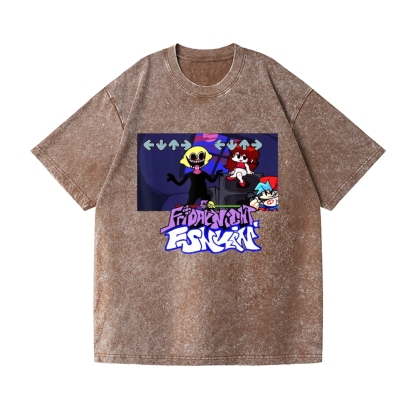 Friday Night Funkin Vintage Wash Japanese Design T-Shirt