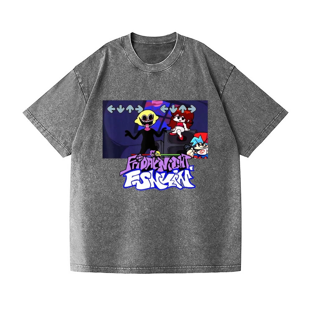 Friday Night Funkin Vintage Wash Japanese Design T-Shirt