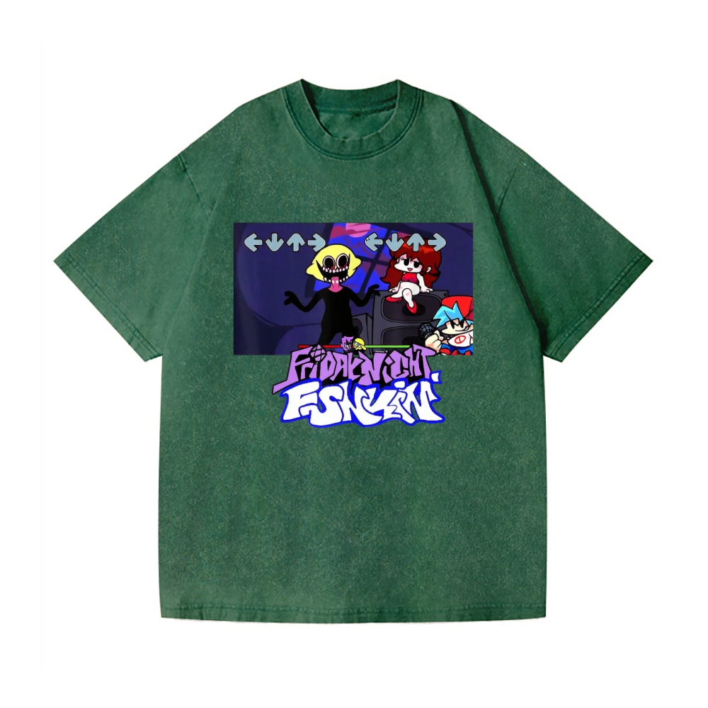 Friday Night Funkin Vintage Wash Japanese Design T-Shirt