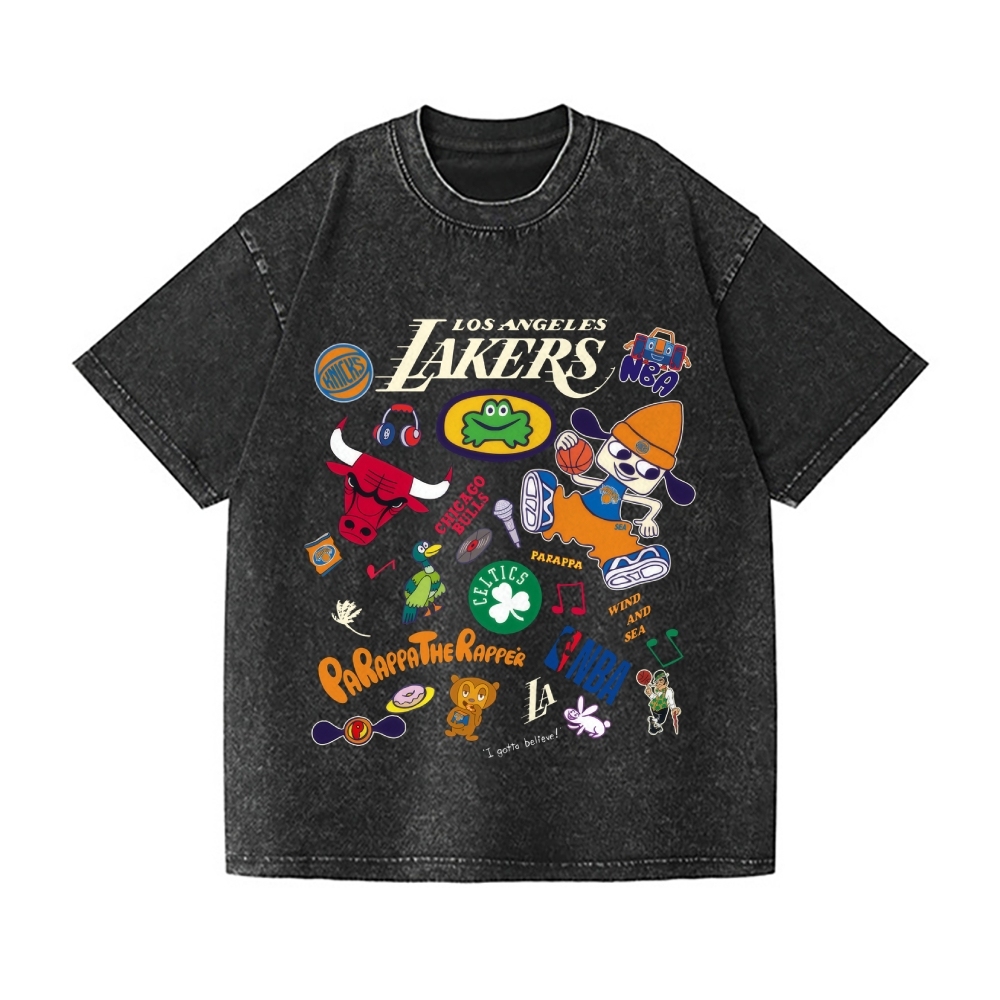 Parappa the Rapper Vintage Wash Japanese Design T-Shirt