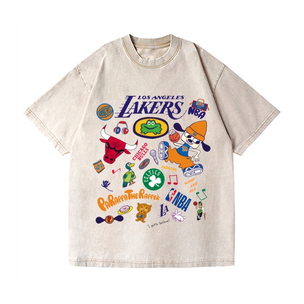 Parappa the Rapper Vintage Wash Japanese Design T-Shirt