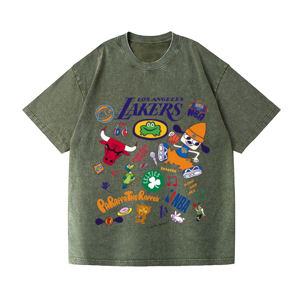 Parappa the Rapper Vintage Wash Japanese Design T-Shirt