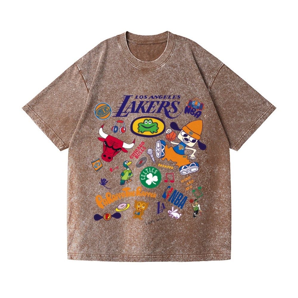 Parappa the Rapper Vintage Wash Japanese Design T-Shirt