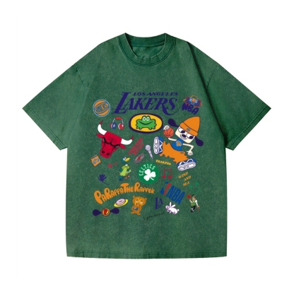 Parappa the Rapper Vintage Wash Japanese Design T-Shirt