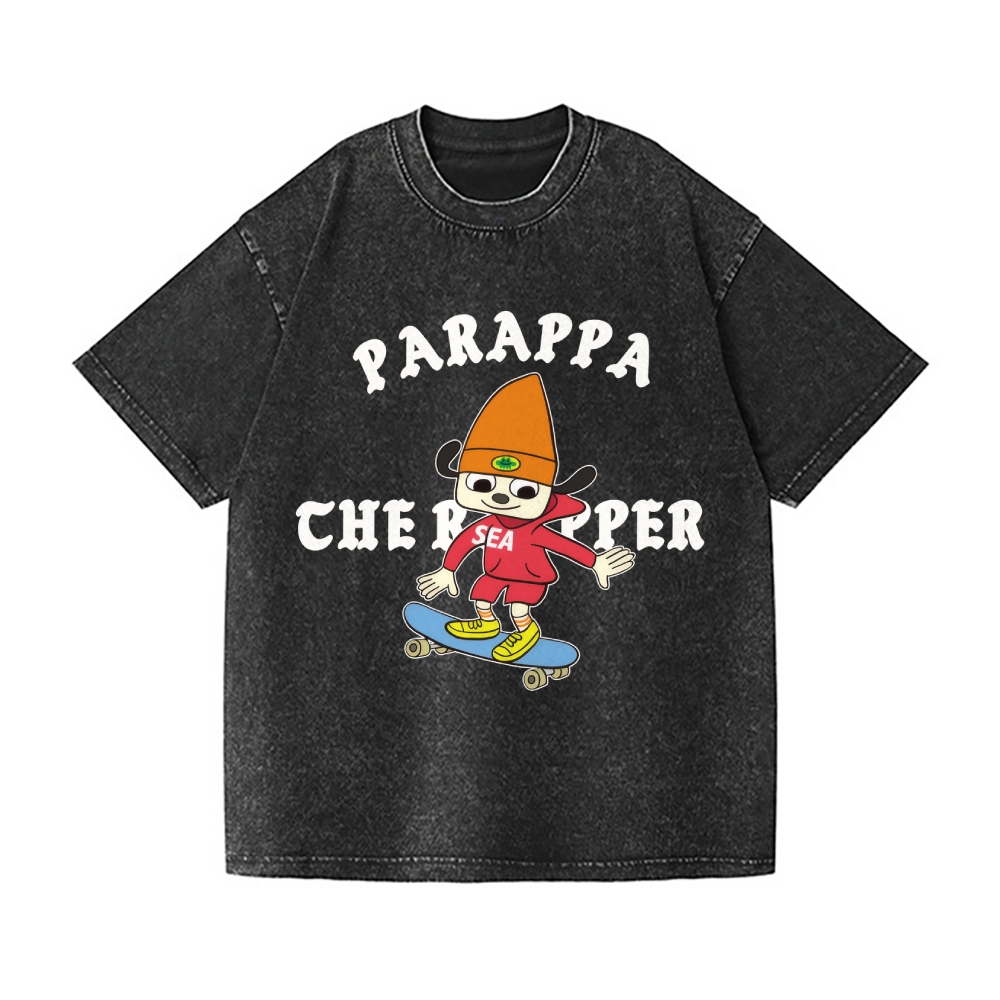 Parappa the Rapper Vintage Wash Japanese Design T-Shirt