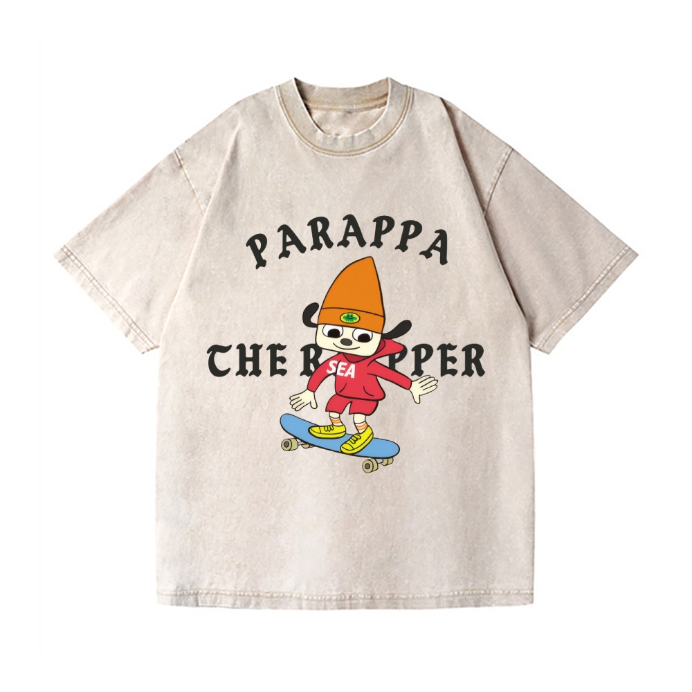 Parappa the Rapper Vintage Wash Japanese Design T-Shirt