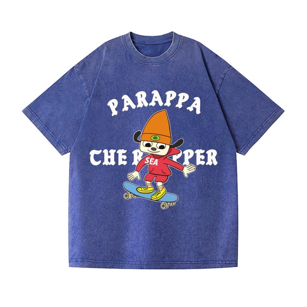 Parappa the Rapper Vintage Wash Japanese Design T-Shirt