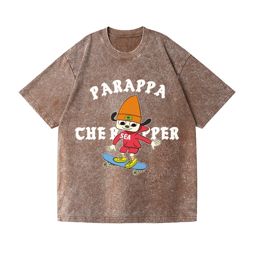Parappa the Rapper Vintage Wash Japanese Design T-Shirt