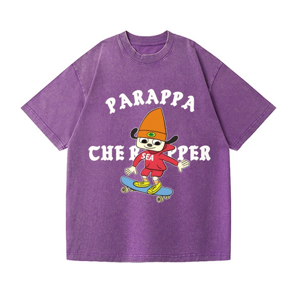 Parappa the Rapper Vintage Wash Japanese Design T-Shirt