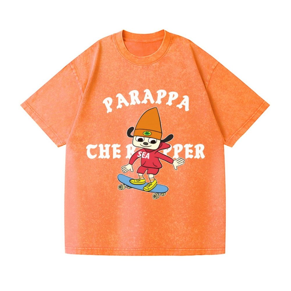 Parappa the Rapper Vintage Wash Japanese Design T-Shirt