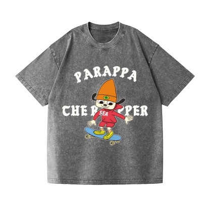 Parappa the Rapper Vintage Wash Japanese Design T-Shirt