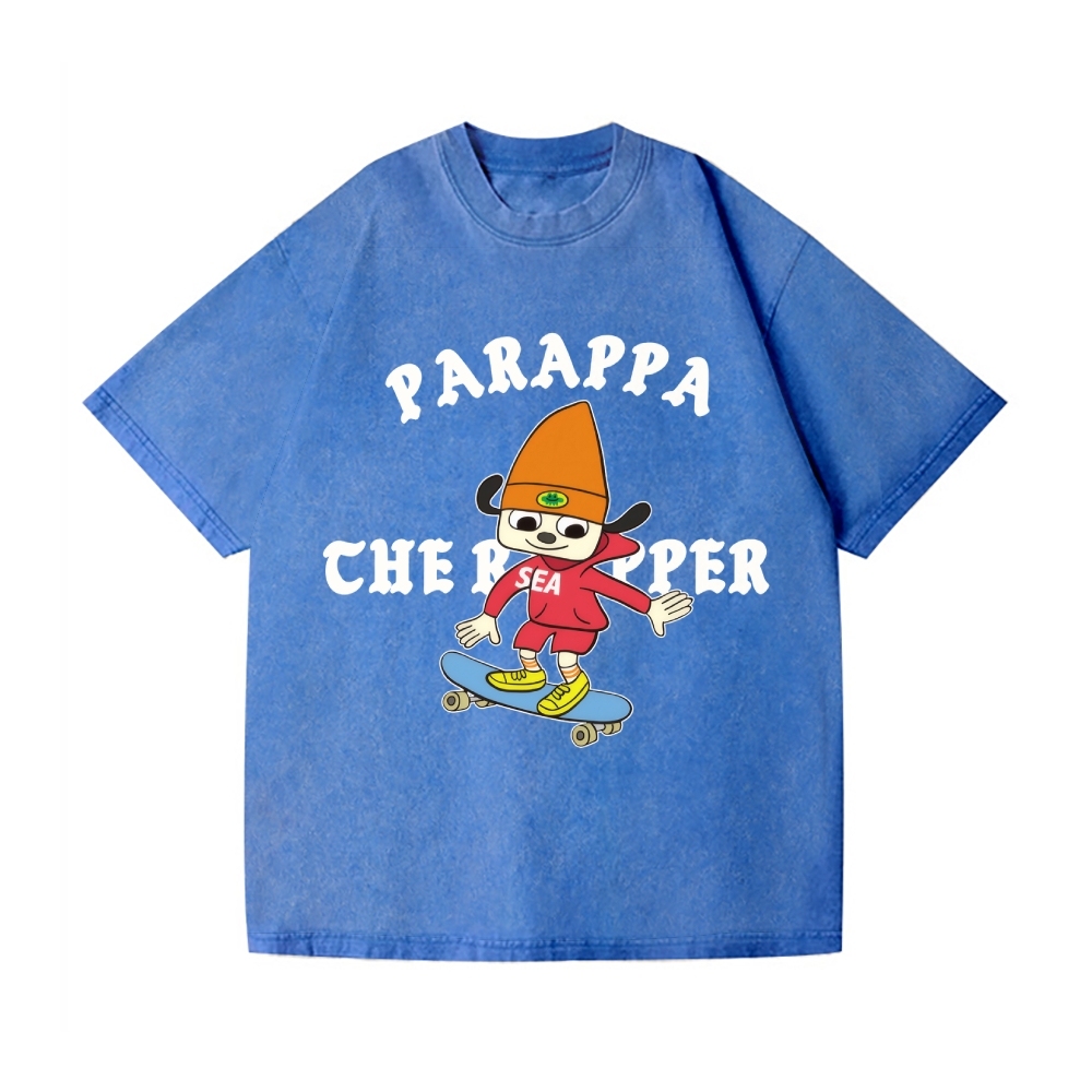 Parappa the Rapper Vintage Wash Japanese Design T-Shirt