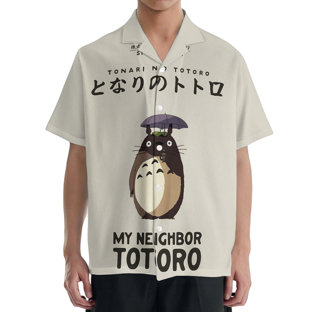 Ghibli Totoro Japanese Style Camp Shirt