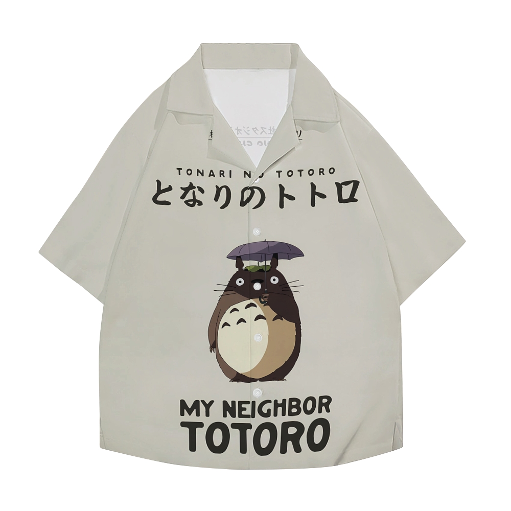 Ghibli Totoro Japanese Style Camp Shirt