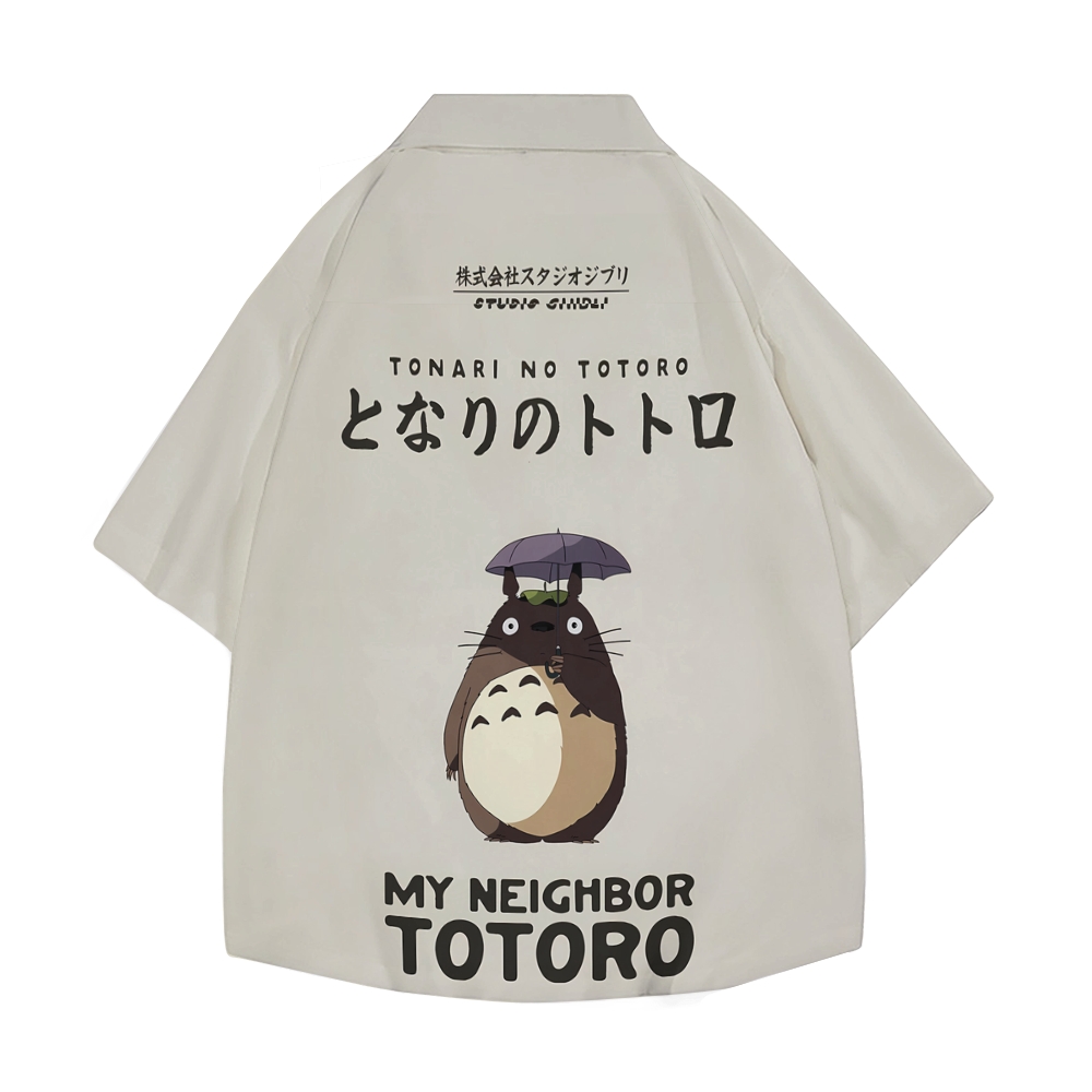 Ghibli Totoro Japanese Style Camp Shirt