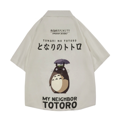 Ghibli Totoro Japanese Style Camp Shirt