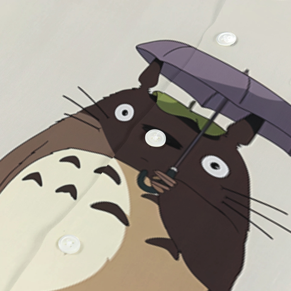 Ghibli Totoro Japanese Style Camp Shirt