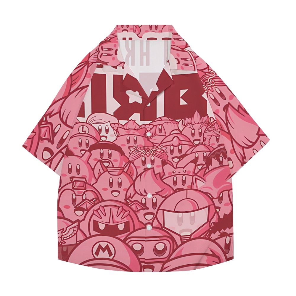 Kirby Japanese Style Camp Shirt