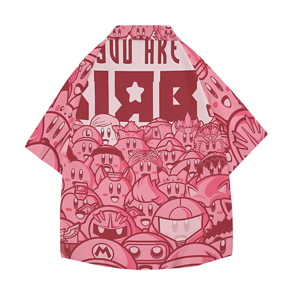 Kirby Japanese Style Camp Shirt