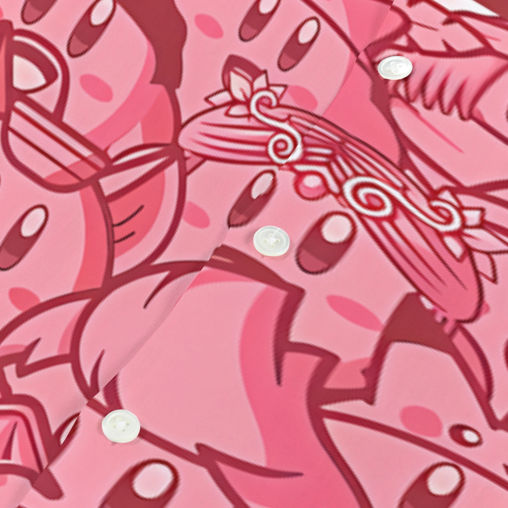 Kirby Japanese Style Camp Shirt