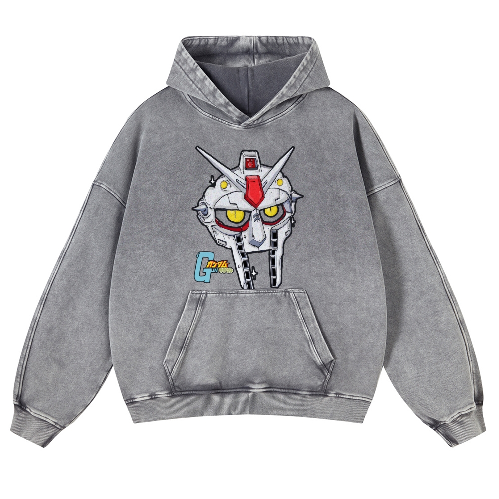 Gun MF DOOM Vintage Washed Thick Cotton Hoodie