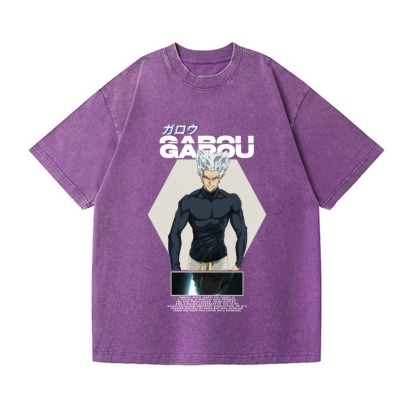 Garou Vintage Wash Japanese Design T-Shirt