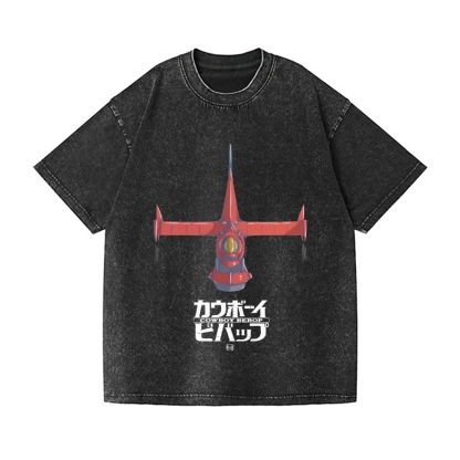 Cowboy Bebop Vintage Wash Japanese Design T-Shirt