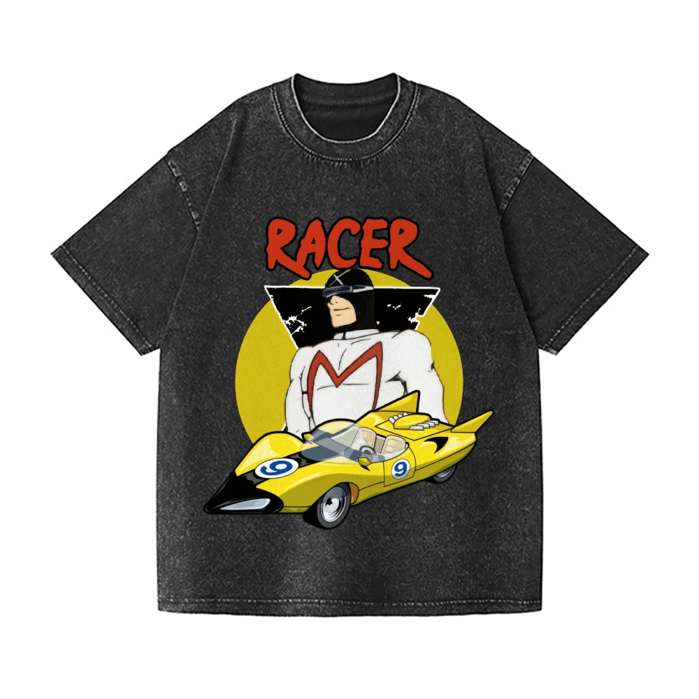 Speed Racer Vintage Wash Japanese Design T-Shirt