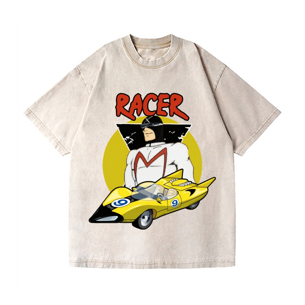 Speed Racer Vintage Wash Japanese Design T-Shirt