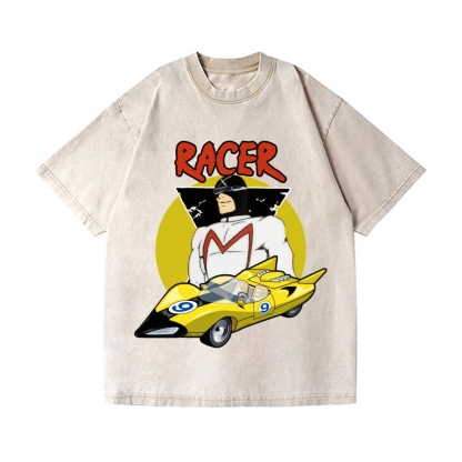Speed Racer Vintage Wash Japanese Design T-Shirt