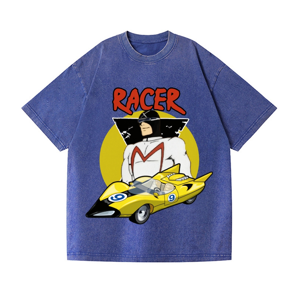 Speed Racer Vintage Wash Japanese Design T-Shirt