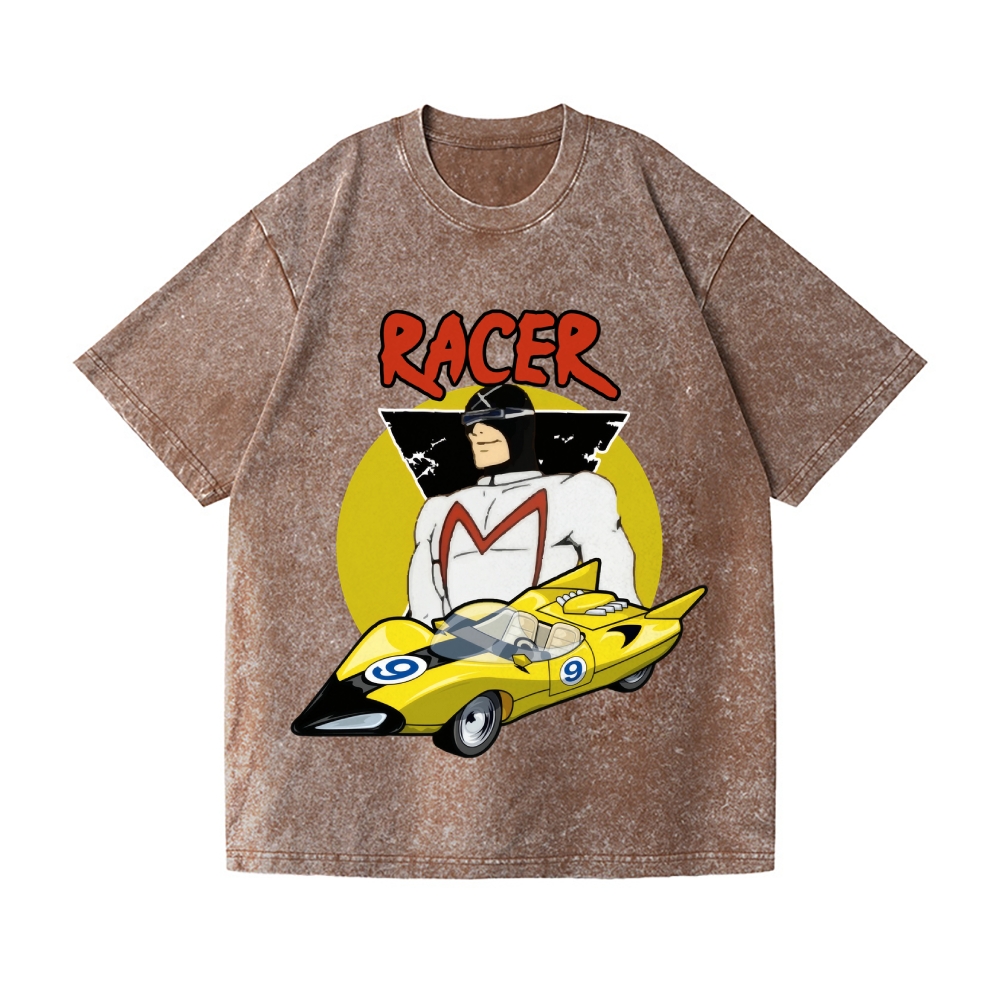 Speed Racer Vintage Wash Japanese Design T-Shirt