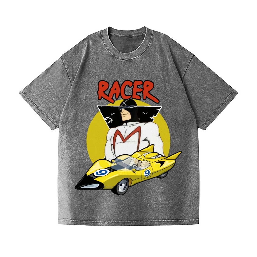 Speed Racer Vintage Wash Japanese Design T-Shirt